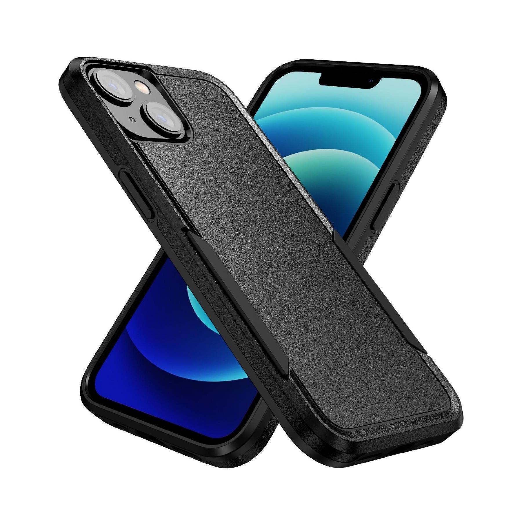 Phonix Rugged Apple iPhone 14 Plus 6.7" Armor Light Case Black