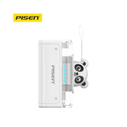 PISEN 2-in-1 Wall Charger 5000mAh White USB-A C 22.5W PD CCC Certified
