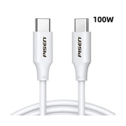PISEN USB-C to USB-C 1M PD Cable 100W White