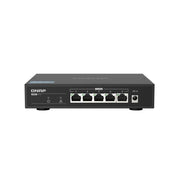 QNAP QSW-1105-5T 5 Port Gigabit Switch Supports up to 2.5Gbe Connectivity Plu...