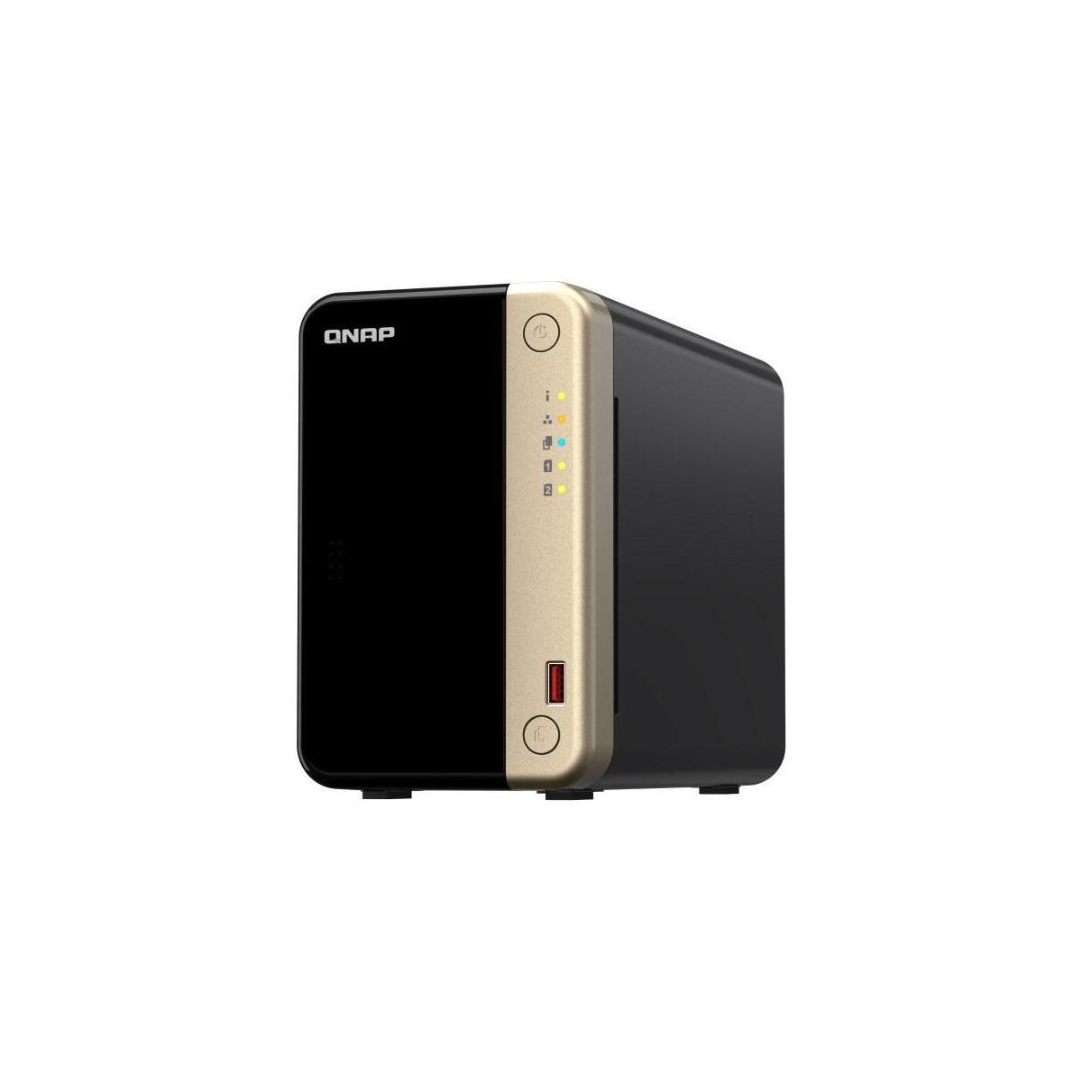 QNAP TS-264-8G 2 Bay desktop NAS 8 GB DDR4 onboard not expandable 2 x 3.5"/2....