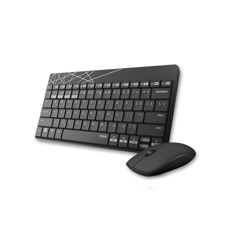 Rapoo 8000M Compact Wireless Multi-mode Keyboard and Mouse Combo