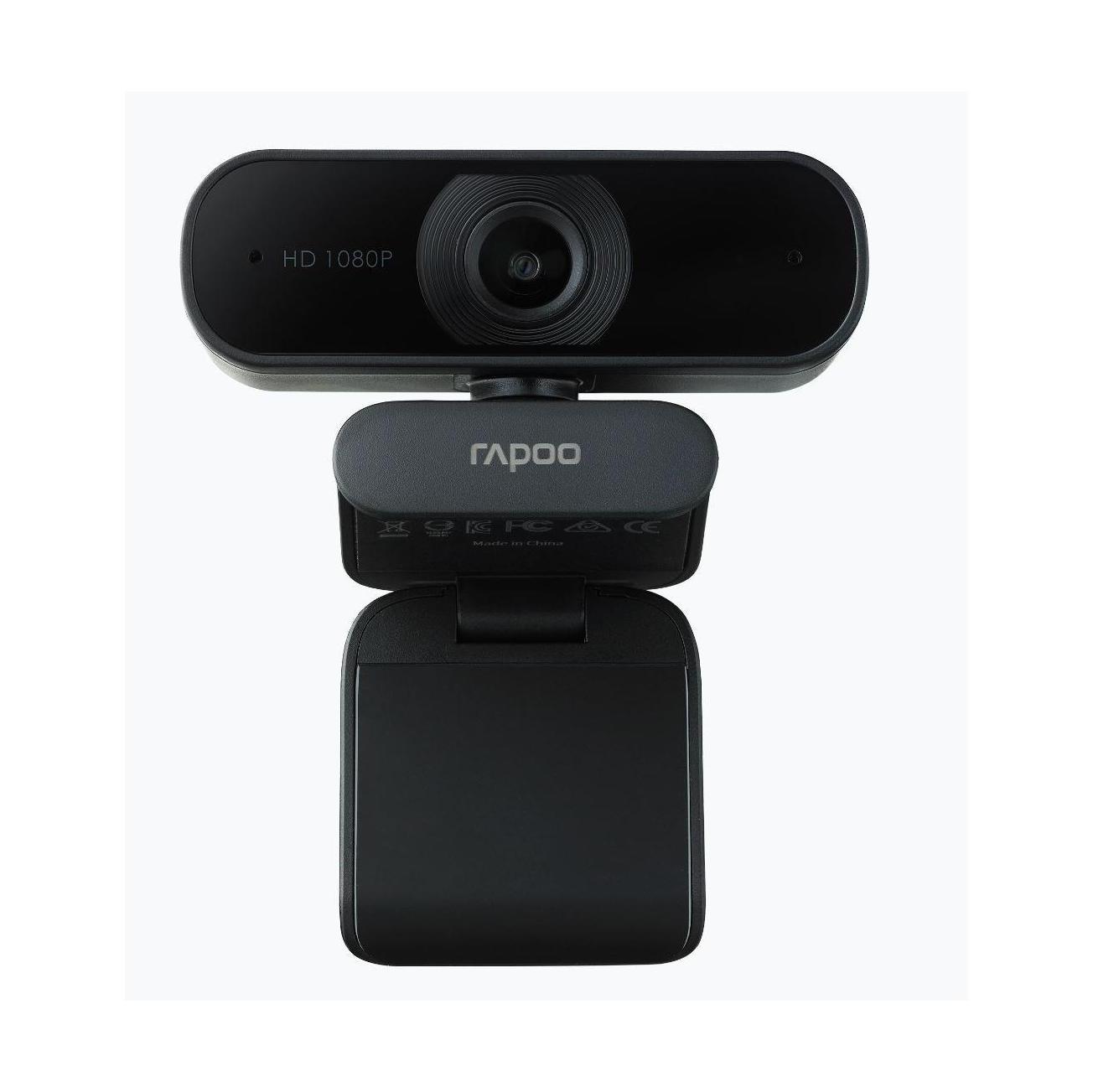 Rapoo C260 FHD 1080p/720p USB 2.0 Wide Angle Webcam with Noise-Cancelling Mic