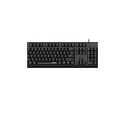 Rapoo NK1900 Wired Keyboard Laser Carved Keys Spill Resistant Multimediá Hotkeys