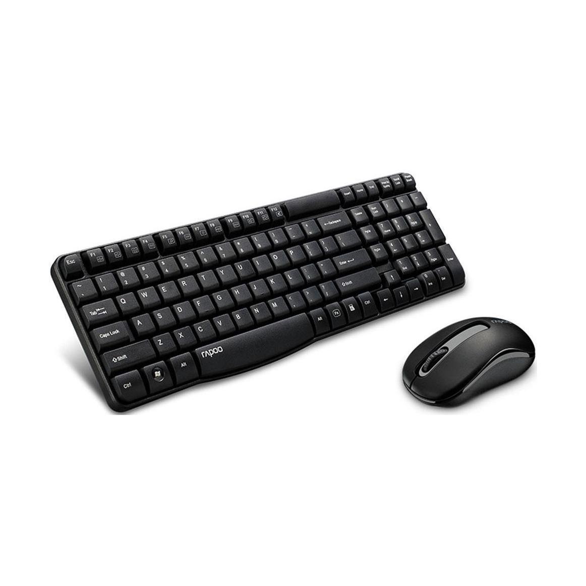 Rapoo X1800S Wireless Keyboard Mouse Combo 1000DPI Nano