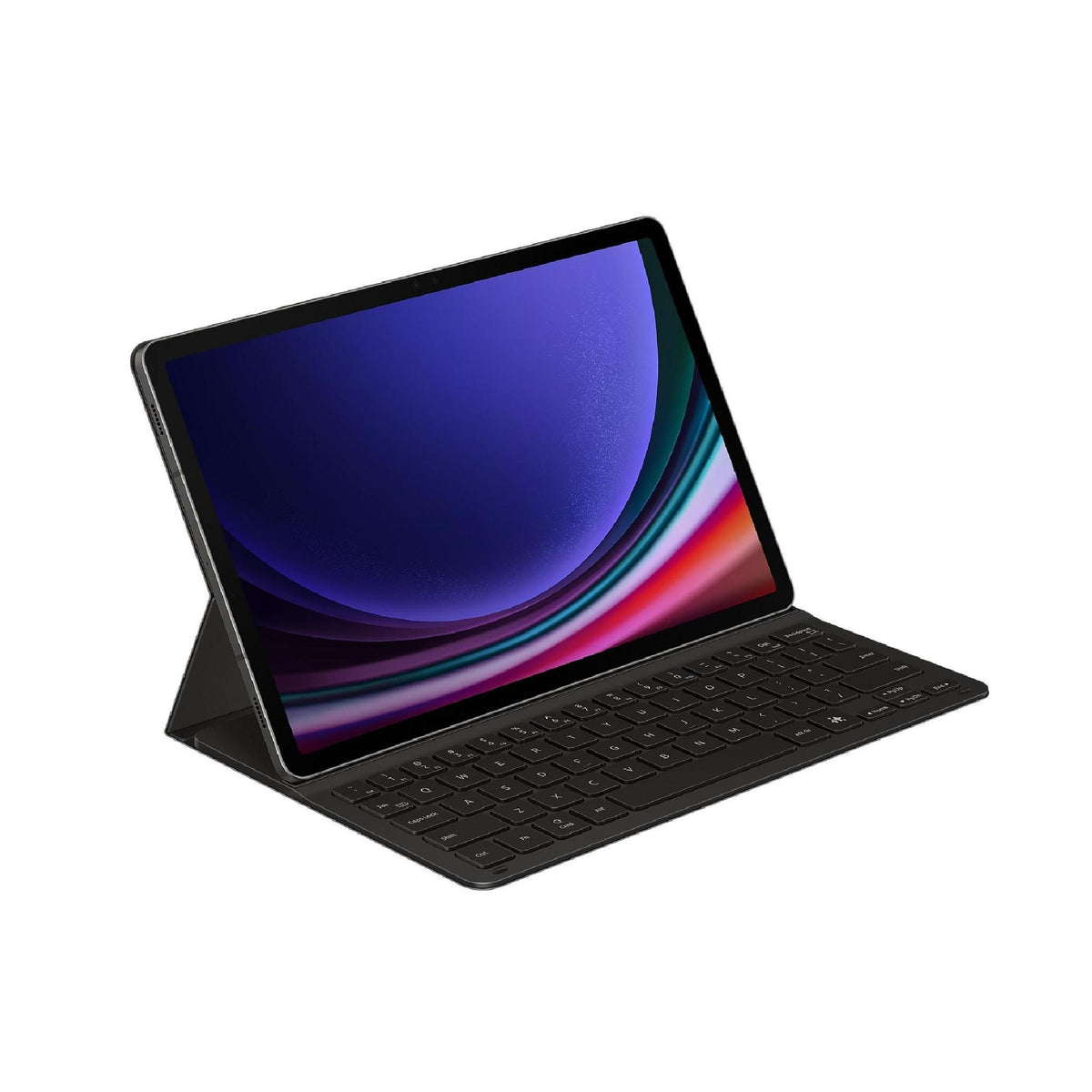 Samsung Galaxy Tab S10 Lite S10 FE S9 S9 FE Book Cover Keyboard Slim Black