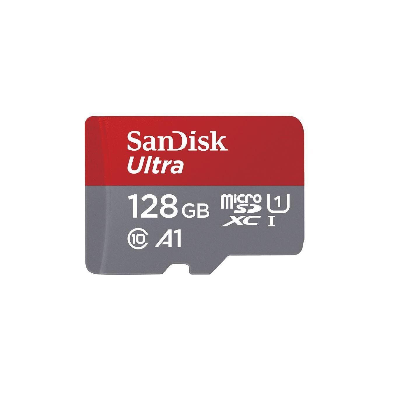 SanDisk Ultra 128GB microSD UHS-I 140MB/s Class 10 Memory Card