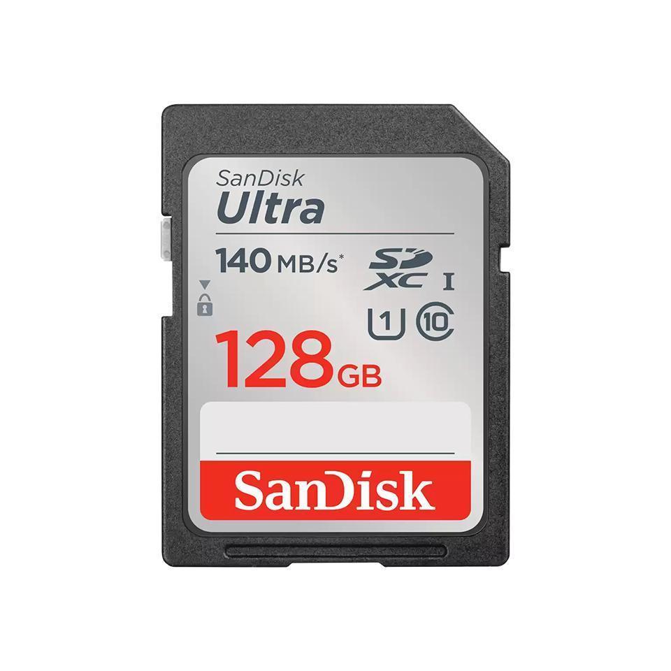 SanDisk Ultra 128GB SDHC SDXC UHS-I 140MB/s Class 10 Memory Card