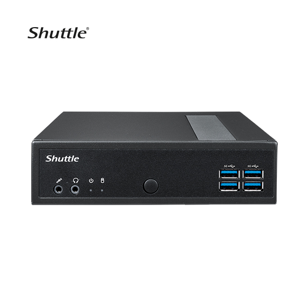 Shuttle DL40N XPC Fanless Mini PC Intel N150 4-Core DDR5 8xUSB 2x2.65W Adapter