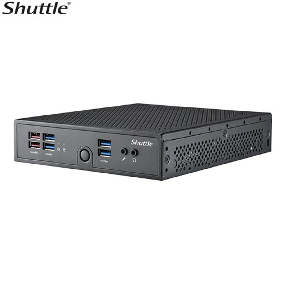 Shuttle DS50U Slim Mini PC Barebone Celeron 7305 2x DDR5 2x M.2 HDMI DP VGA 2x