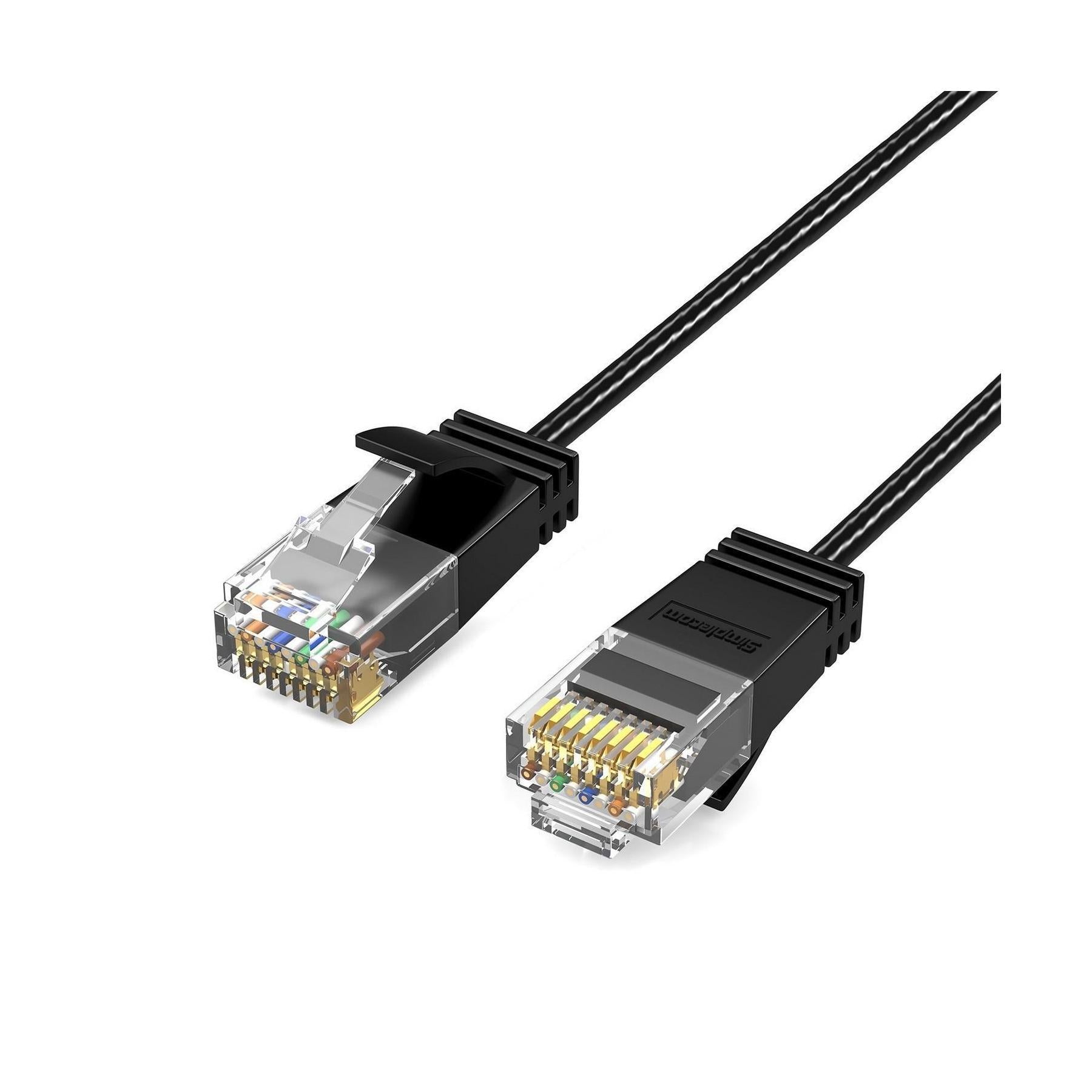 Simplecom CAE630 Ultra Slim Flexible Cat6A 10Gbps 3M Ethernet Cable