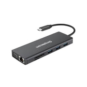 Simplecom CHN612 USB-C 12-in-1 Multiport Docking Station Dual HDMI VGA Triple Display Gigabit LAN