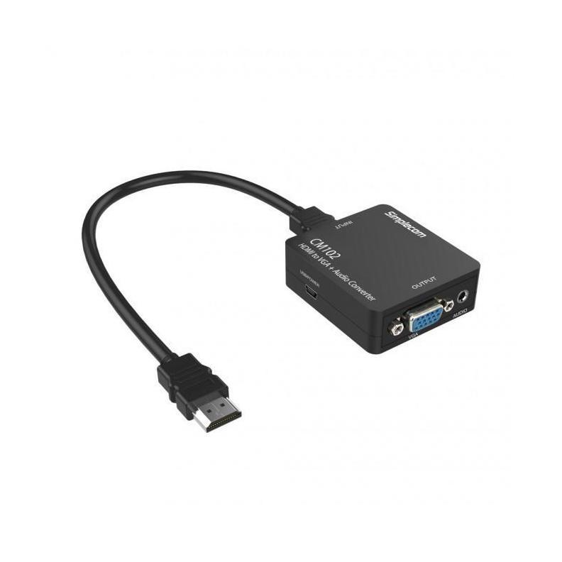Simplecom CM102 HDMI to VGA with Audio Converter