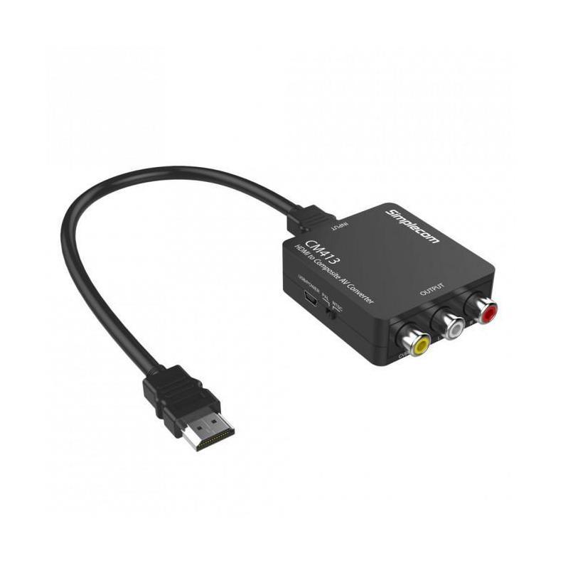 Simplecom CM413 HDMI to Composite 1080p Downscaling Video Converter