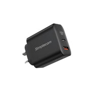 Simplecom CU265 Dual Port 65W PD GaN Wall Charger USB-C USB-A