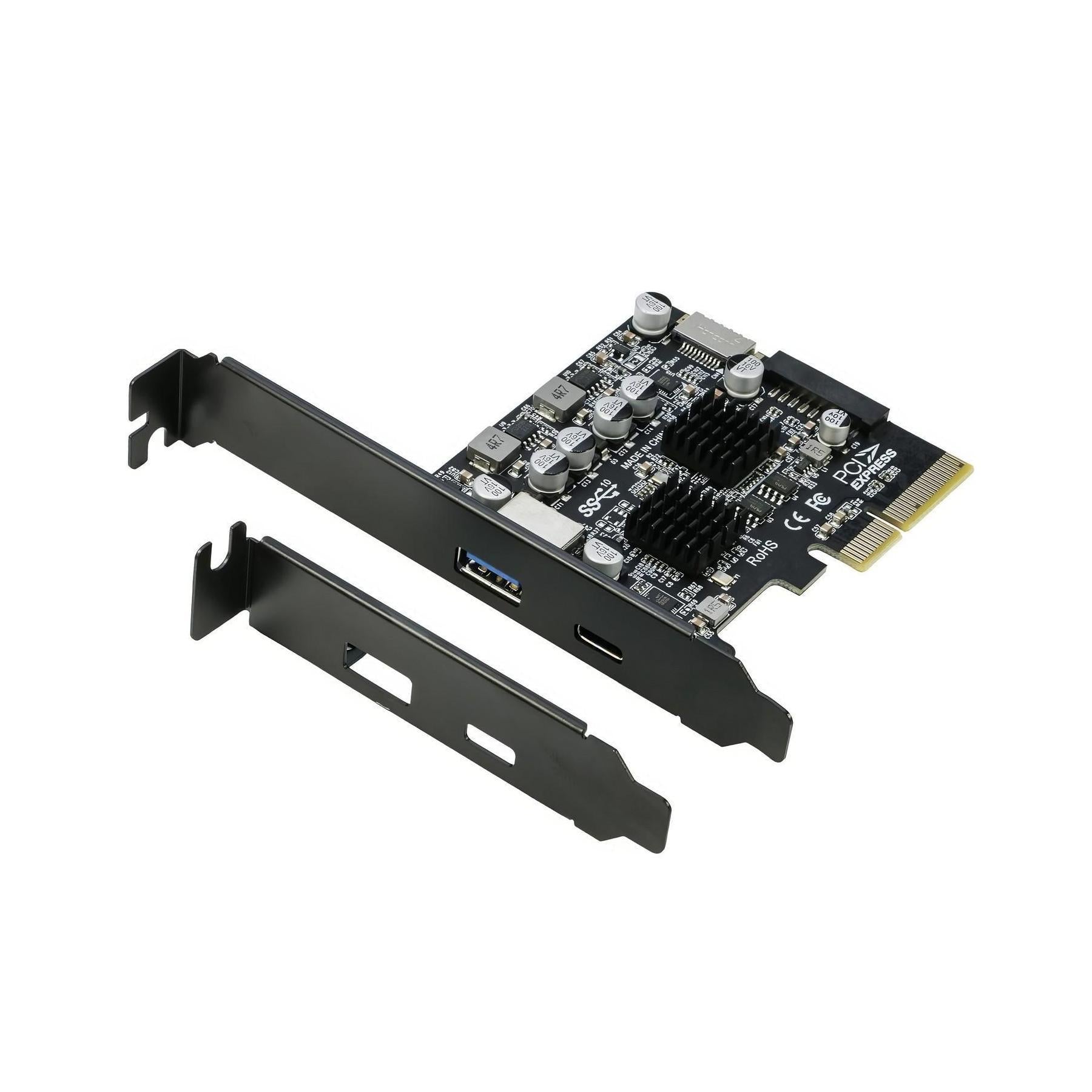 Simplecom EC315 PCIe x4 to 4-Port USB 3.2 Gen II 10Gbps Type-C A Card