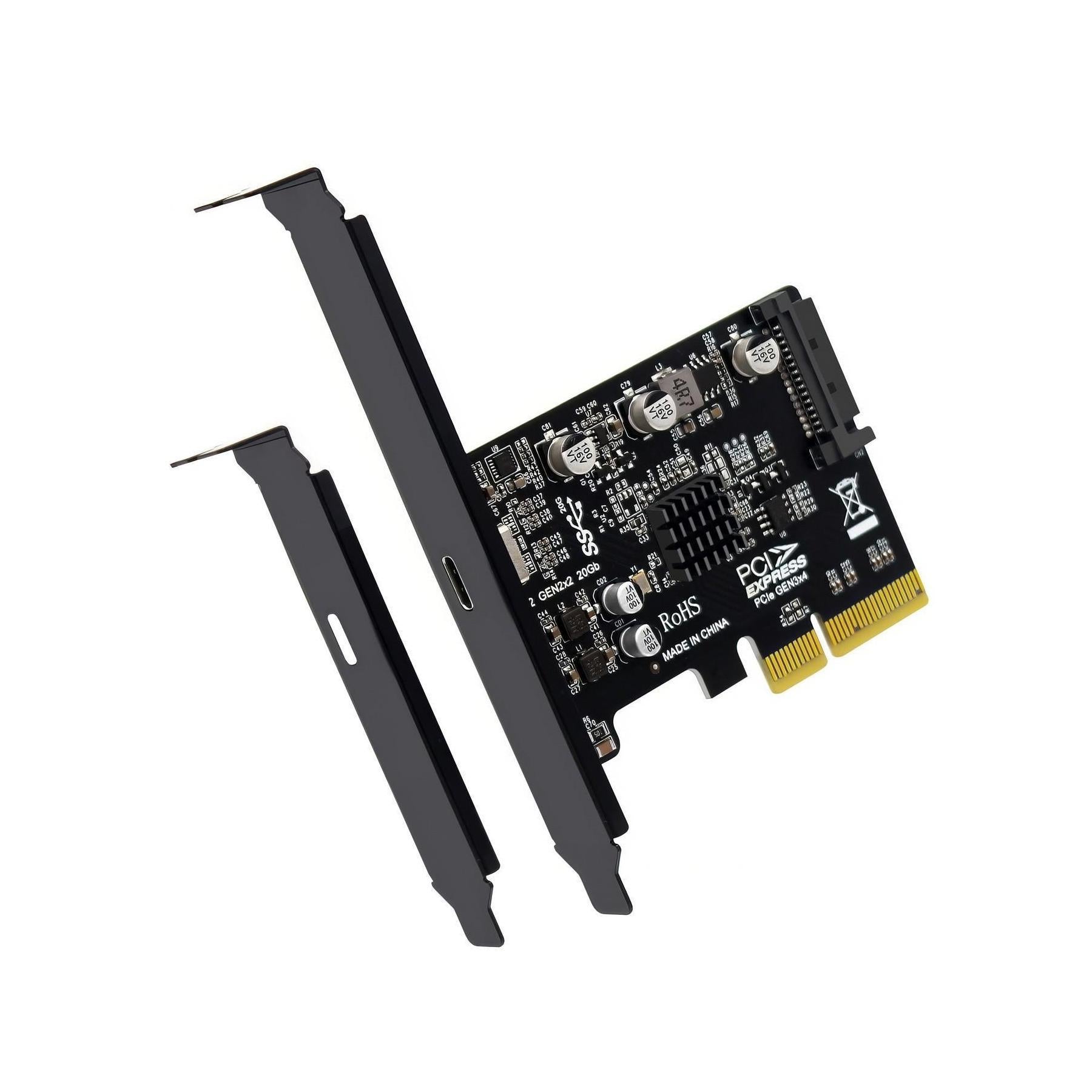 Simplecom EC318v2 PCI-e x4 USB 3.2 Gen2x2 20Gbps USB-C Expansion Card
