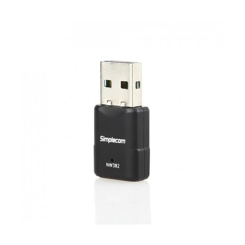 Simplecom NW382 Mini Wireless N USB WiFi Adapter 300Mbps