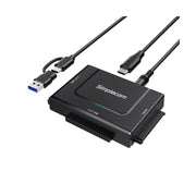 Simplecom SA492C USB to 2.5-3.5-5.25 SATA IDE Adapter with Power Supply