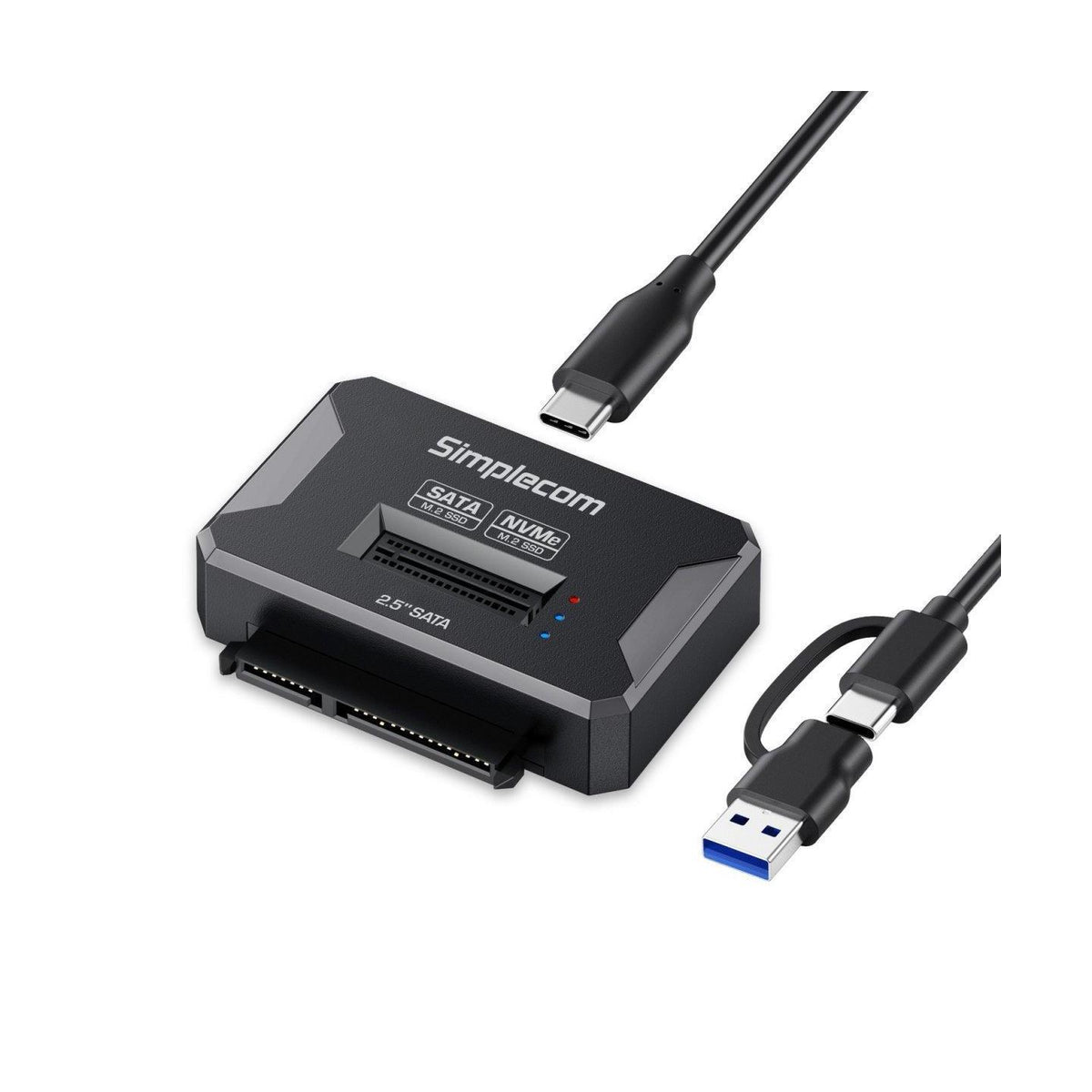 Simplecom SA516 NVMe/SATA M.2 SSD 2.5" SATA USB Adapter 10Gbps