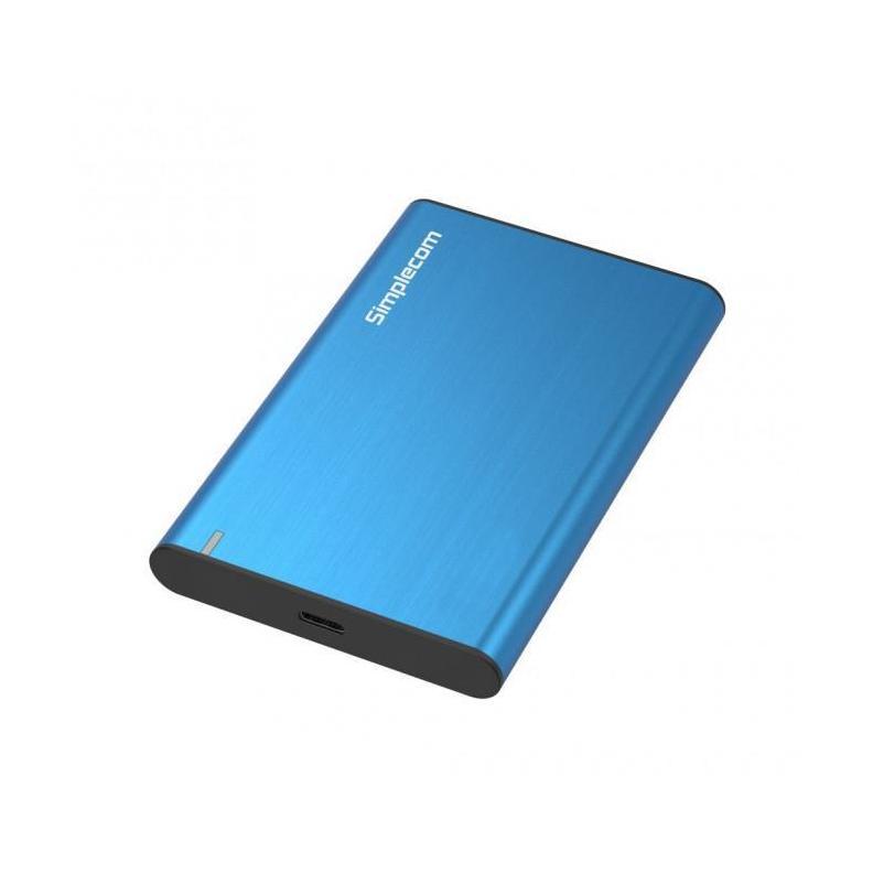 Simplecom SE221 Aluminium 2.5" SATA HDD/SSD to USB 3.1 Enclosure Blue USB 3.1 5Gbps
