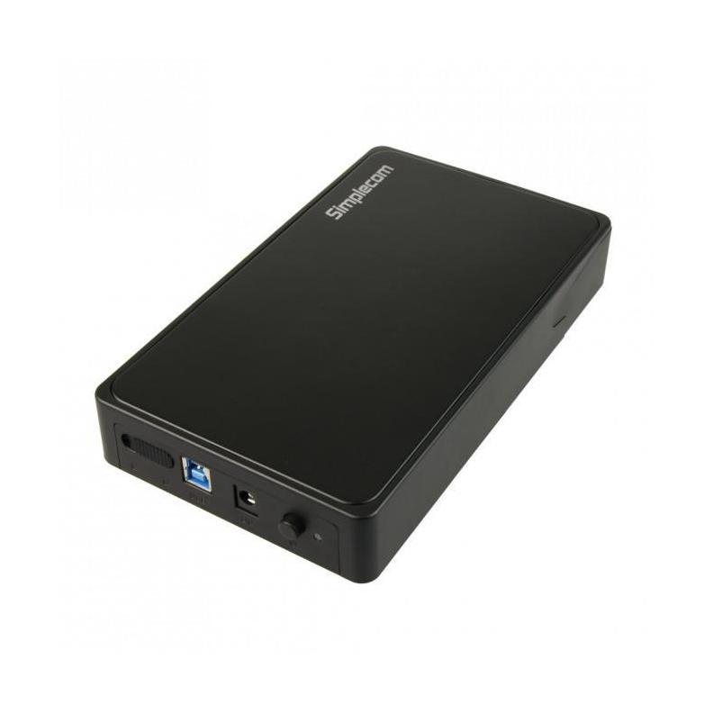 Simplecom SE325 3.5" SATA to USB 3.0 Hard Drive Enclosure Black