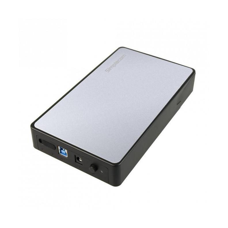 Simplecom SE325 3.5" SATA to USB 3.0 Hard Drive Enclosure Silver