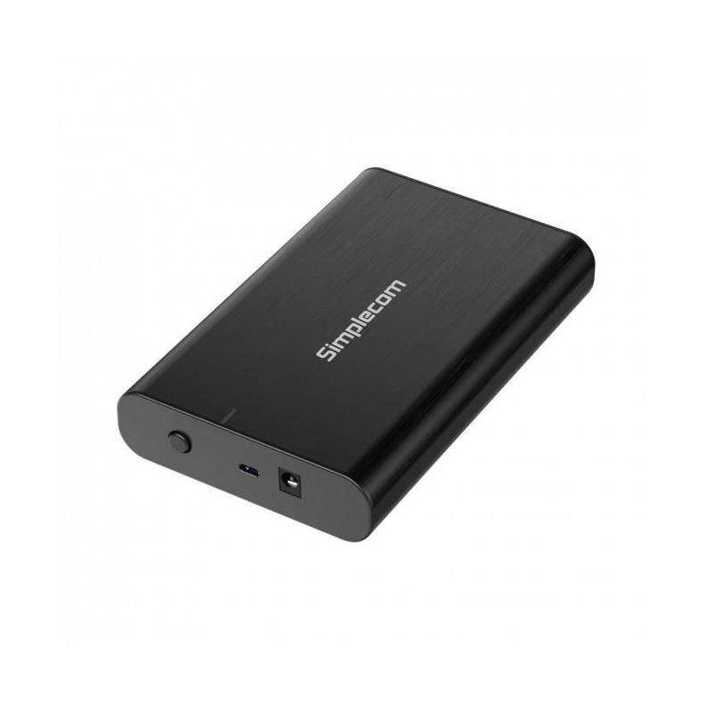 Simplecom SE331 Aluminium 3.5" SATA to USB-C External Hard Drive Enclosure USB 3.2 5Gbps