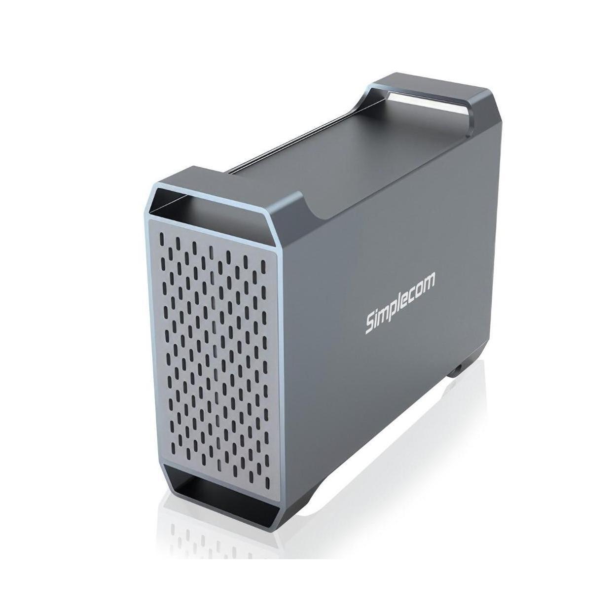 Simplecom SE482 Dual Bay 3.5" SATA RAID Enclosure USB-C RAID 0/1 JBOD