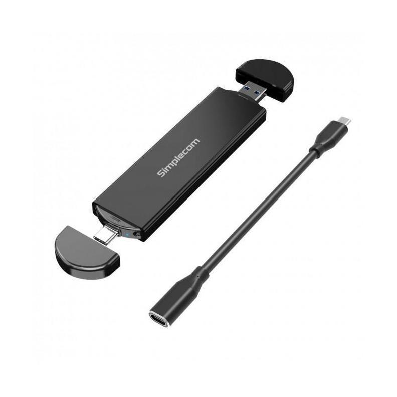 Simplecom SE522 NVMe/SATA M.2 SSD USB 3.2 Gen 2 Dual USB Enclosure