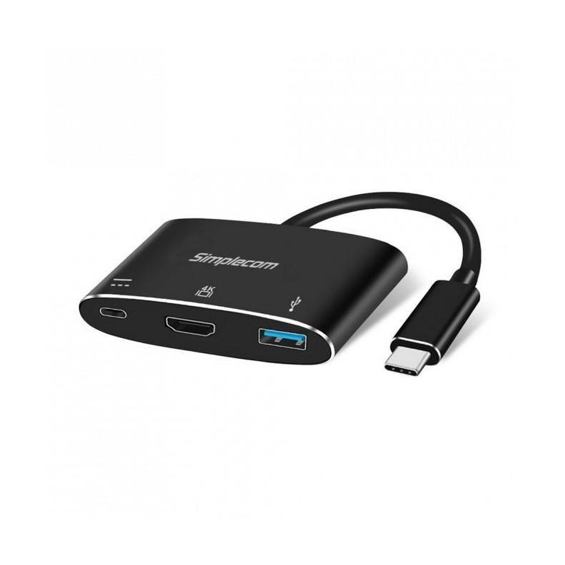Simplecom USB 3.1 Type C to HDMI Adapter with PD Charging和支持DP Alt Mode和Nintendo Switch