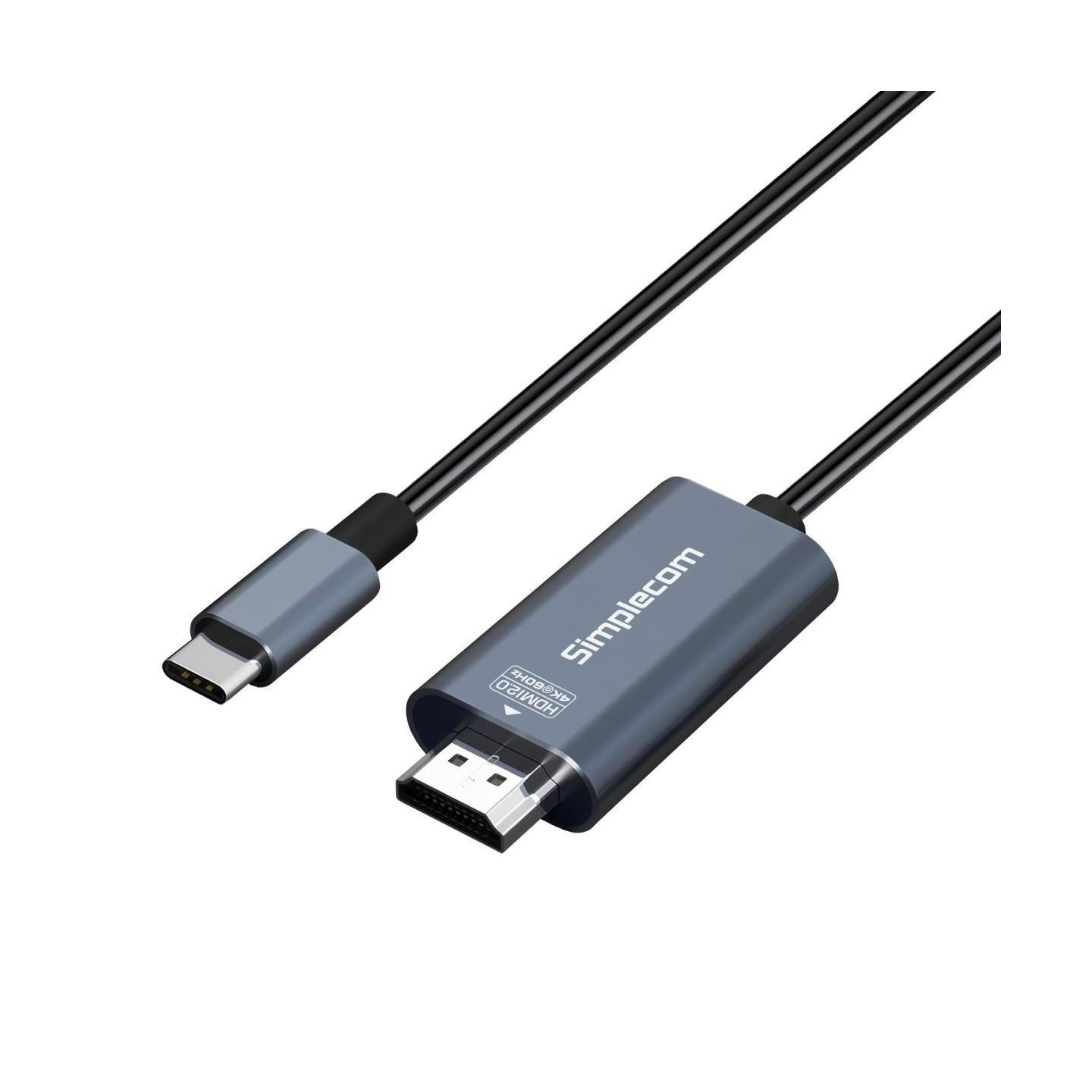 Simplecom USB-C to HDMI 2.0 Cable 2M 4K@60Hz