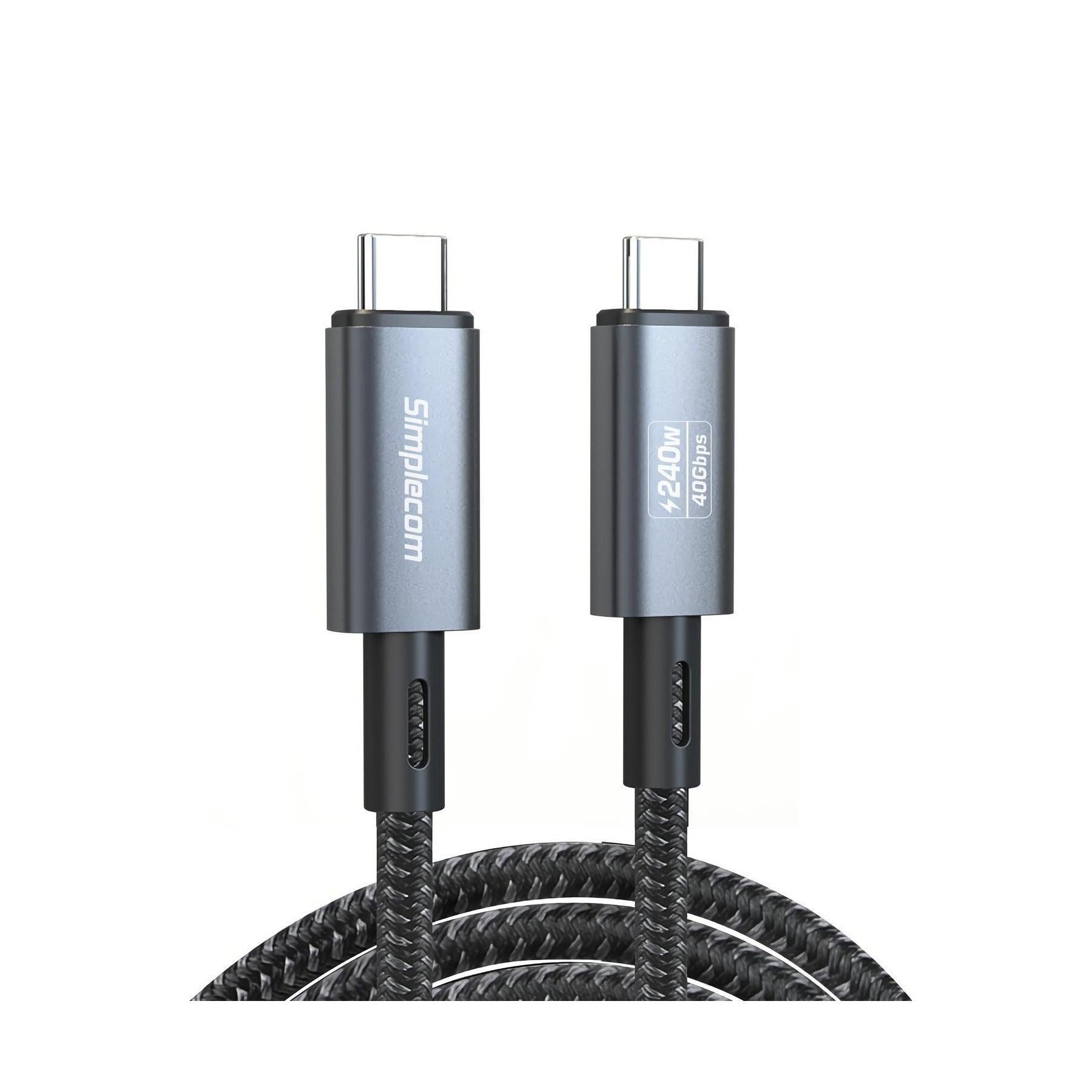 Simplecom USB-C to USB-C Cable USB4 40Gbps 8K@60Hz 1.2M