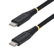 StarTech 30cm USB-C Charging Cable 60W Dual-Layer Braided Nylon/TPE Jacket USB