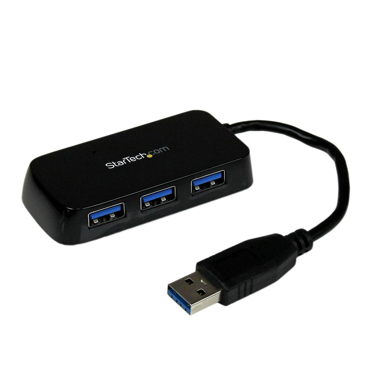 StarTech 4-Port USB 3.0 Hub 5Gbps Portable Black