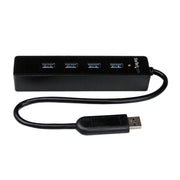 StarTech 4-Port USB 3.0 Hub with Built-in Cable 5Gbps