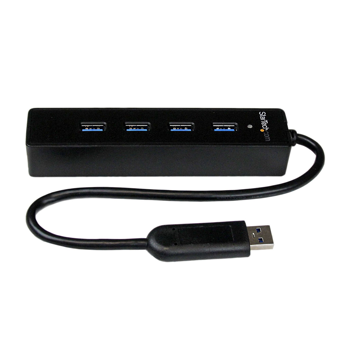 StarTech 4-Port USB 3.0 Hub with Built-in Cable 5Gbps