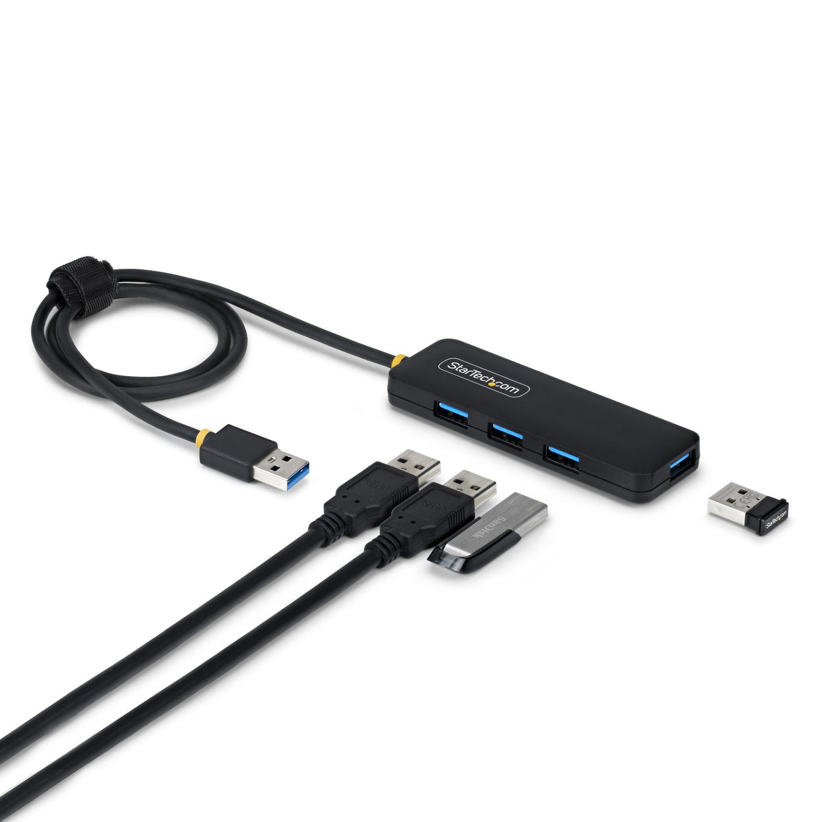 StarTech 4-Port USB-A Hub 5Gbps Bus-Powered 2ft Cable