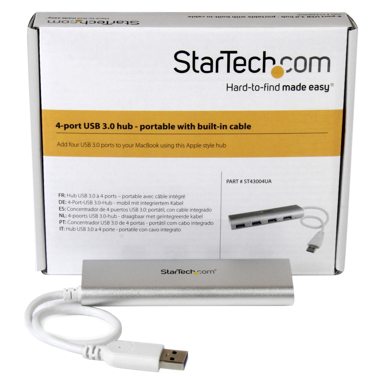 StarTech 4-Port USB-C to 4x USB-A Hub Bus-Powered USB 3.0 Expansion Hub