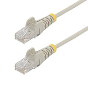 StarTech 5m Gray Slim CAT6 Snagless Ethernet Cable UTP LSZH 28AWG Pure Copper
