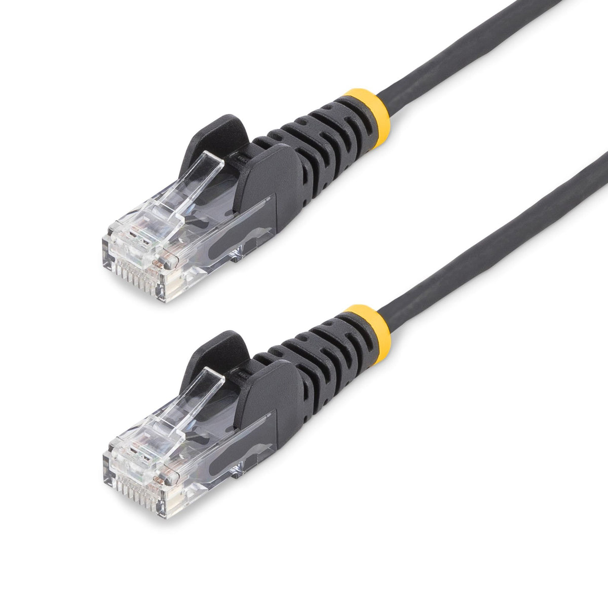 StarTech Black Slim CAT6 Ethernet Cable 10m Snagless RJ45 UTP LSZH 28AWG Pure