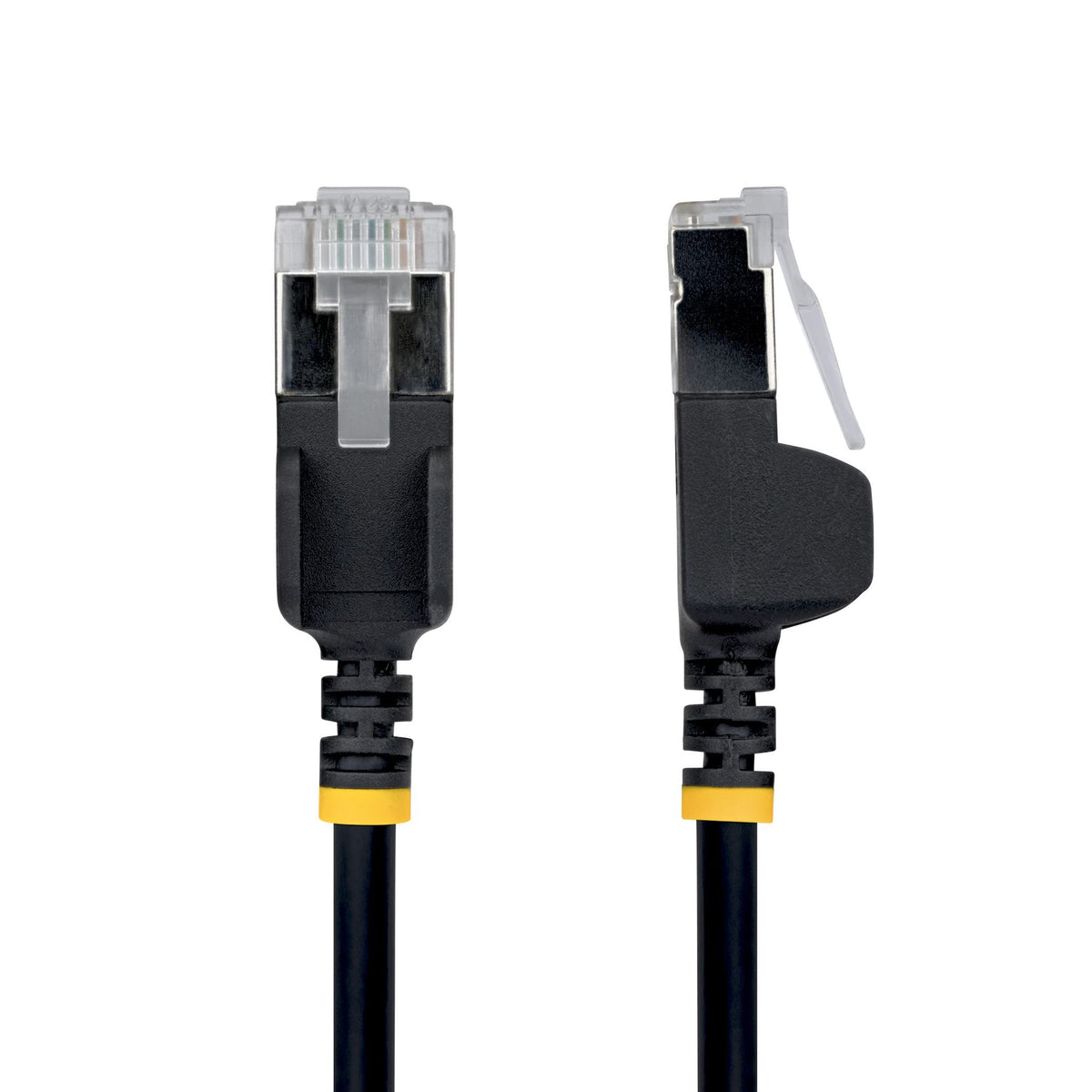 StarTech Black Ultra Slim Cat6A 50cm FTP Ethernet Cable 34AWG Bare Copper