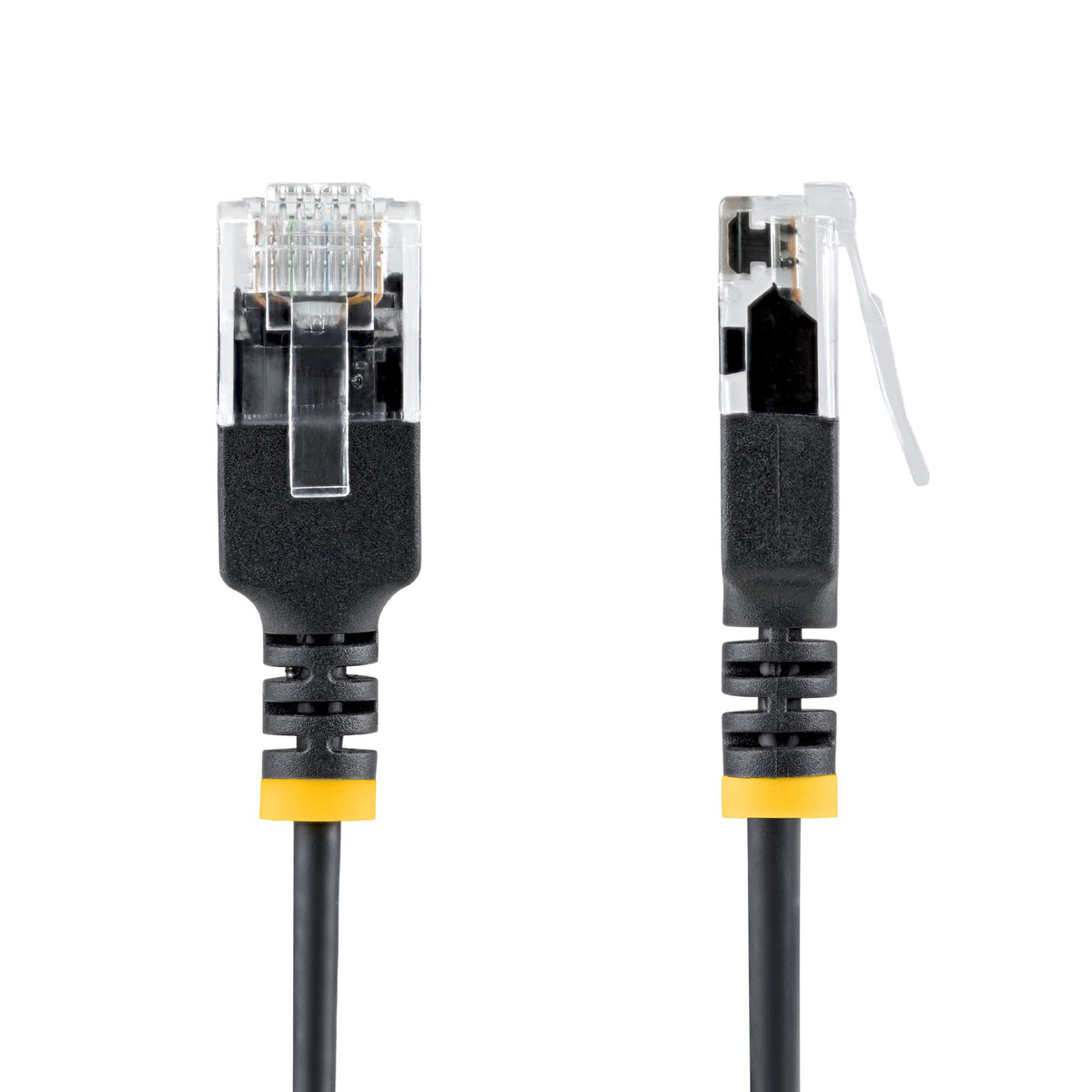 StarTech Black Ultra Slim Cat6a 80cm UTP Ethernet Cable 34AWG Bare Copper