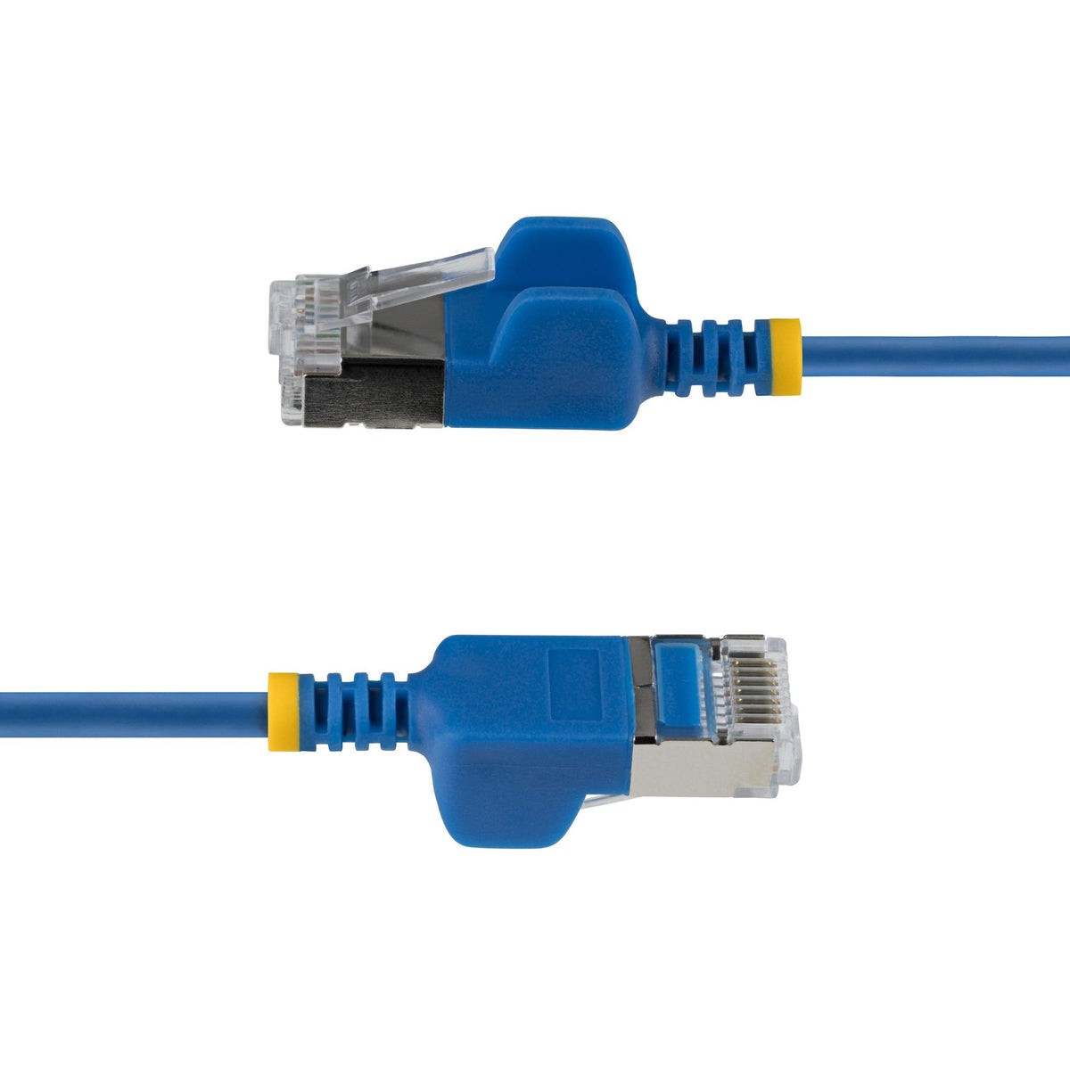 StarTech Blue Ultra Slim CAT6a 30cm FTP Ethernet Cable 34AWG Bare Copper