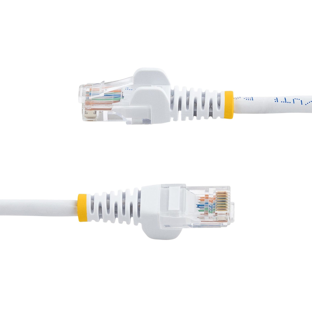 StarTech CAT5e 0.5m White Snagless RJ45 Patch Cable 24AWG Gold Plated