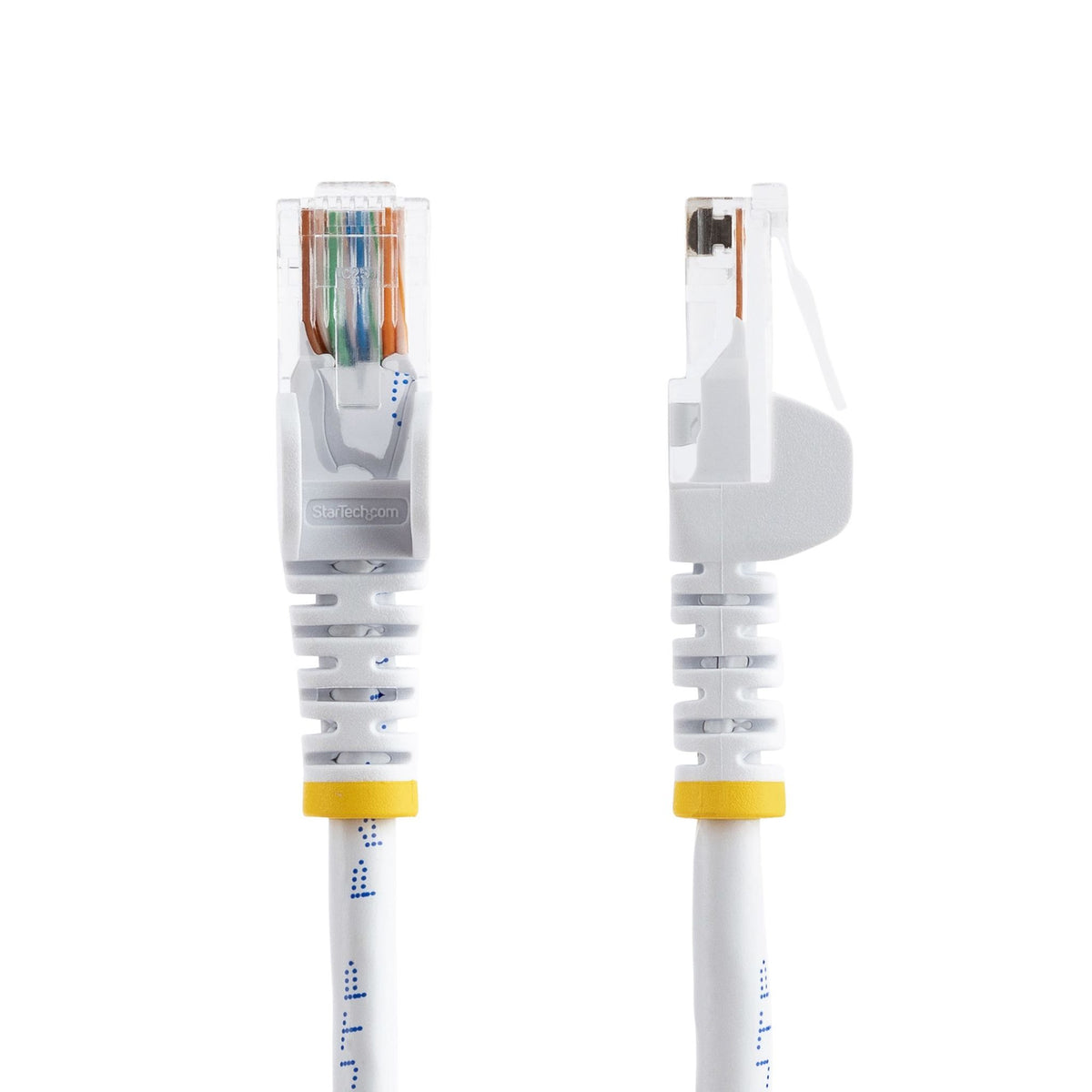 StarTech CAT5e 0.5m White Snagless RJ45 Patch Cable 24AWG Gold Plated