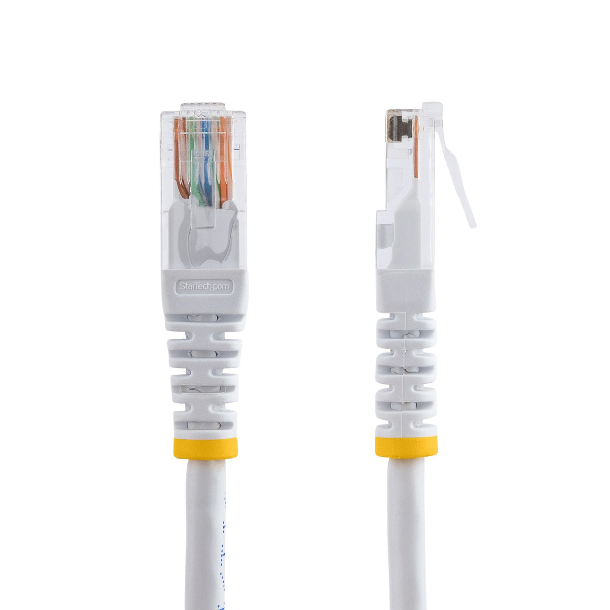 StarTech Cat5e 15m White Molded RJ45 Patch Cable 24AWG Gold Plated