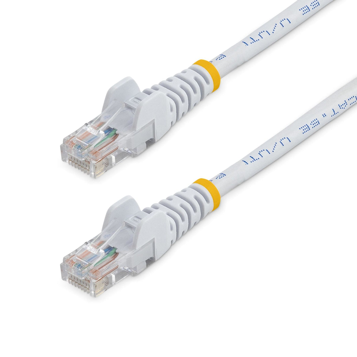 StarTech CAT5e 1m White Snagless RJ45 Patch Cable 24AWG Gold Plated