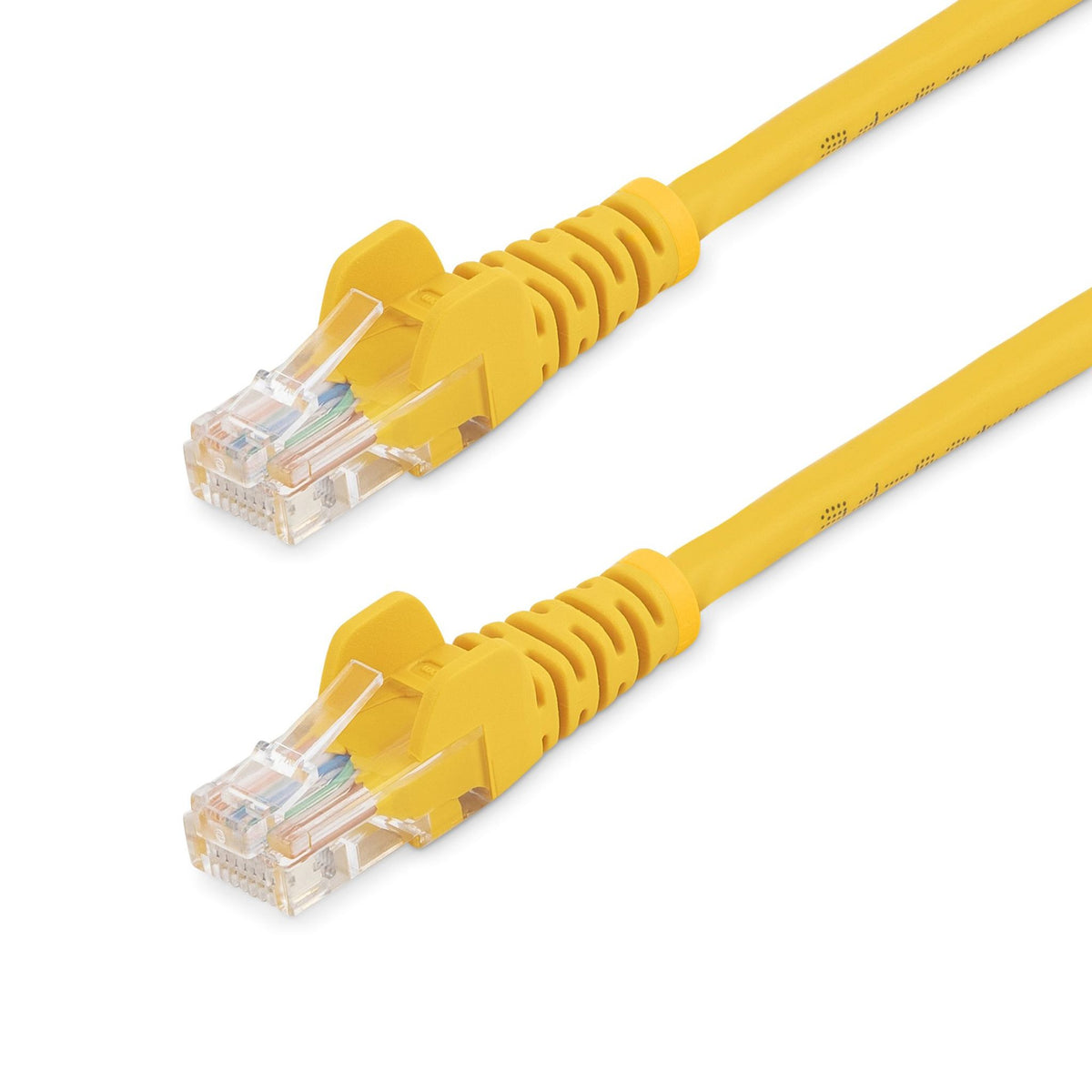 StarTech CAT5e 2m Yellow Snagless RJ45 Patch Cable 24AWG Gold Plated