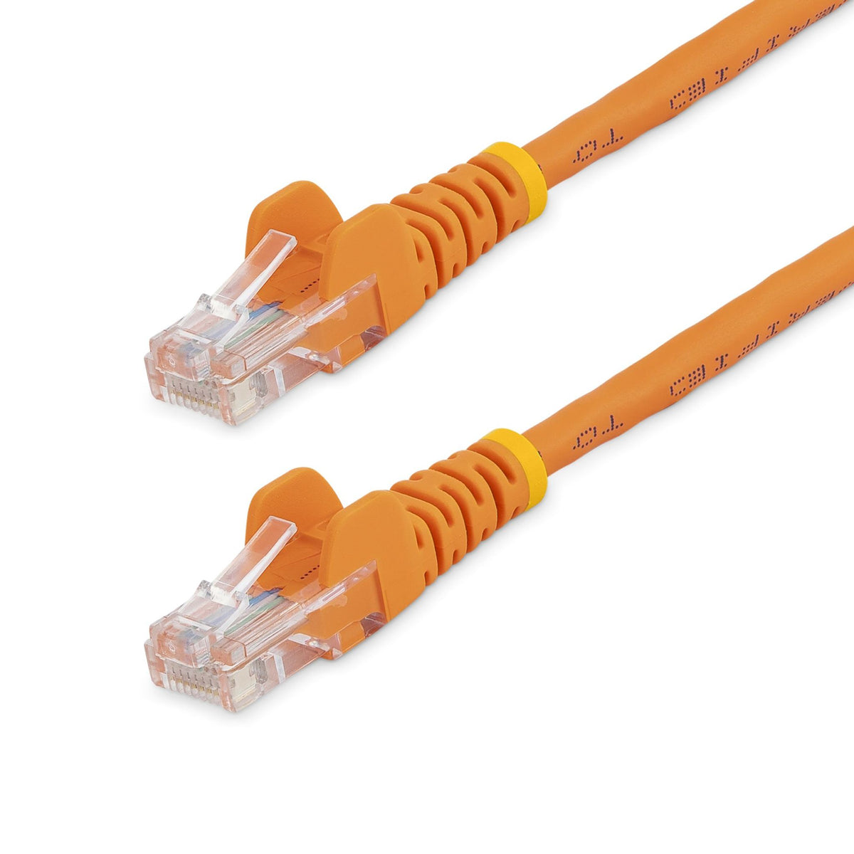 StarTech CAT5e 7m Orange Snagless RJ45 Patch Cable 350MHz 24AWG